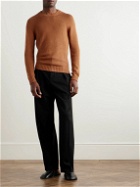Thom Sweeney - Slim-Fit Silk Sweater - Orange