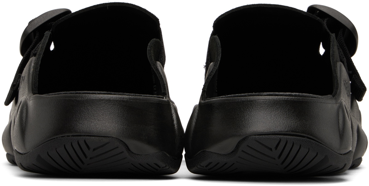 KEEN Black Hyperport Leather Clog KEEN