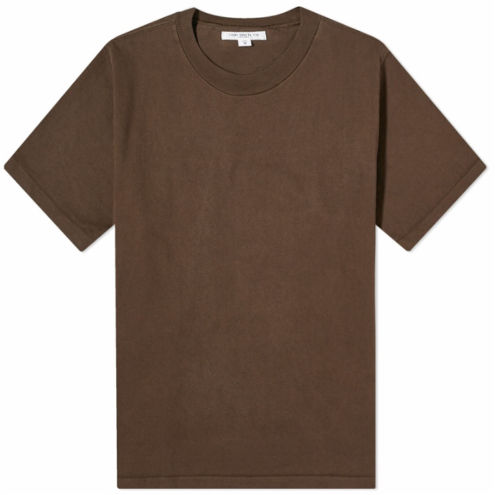 Photo: Lady White Co. Men's Heavyweight Rugby T-Shirt in Field Brown