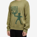 Heresy Men's Early Man Knit Crew in Green