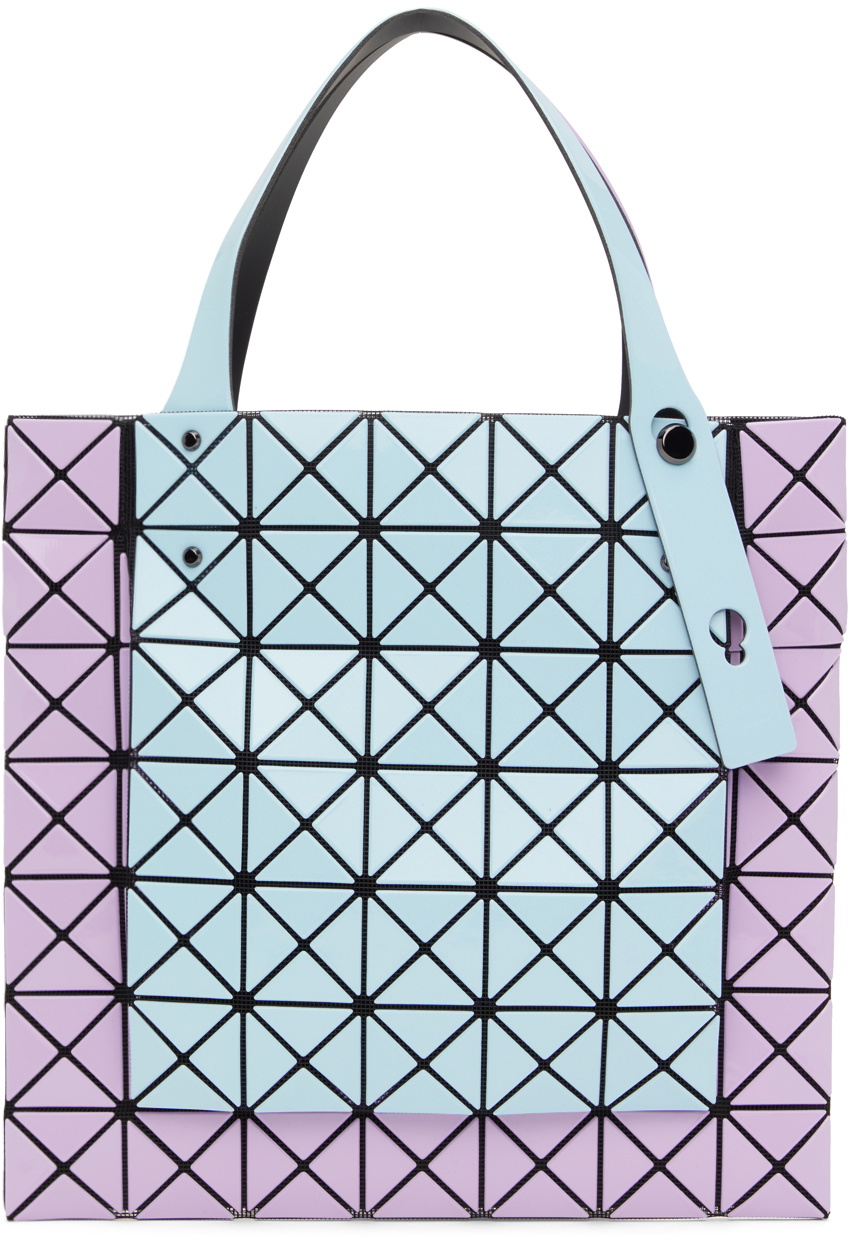 BAO BAO ISSEY MIYAKE Blue & Purple Prism Kangaroo Tote Bao Bao