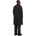 Kiko Kostadinov Black Tailored Maik Coat