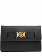 VERSACE Leather Logo Clutch