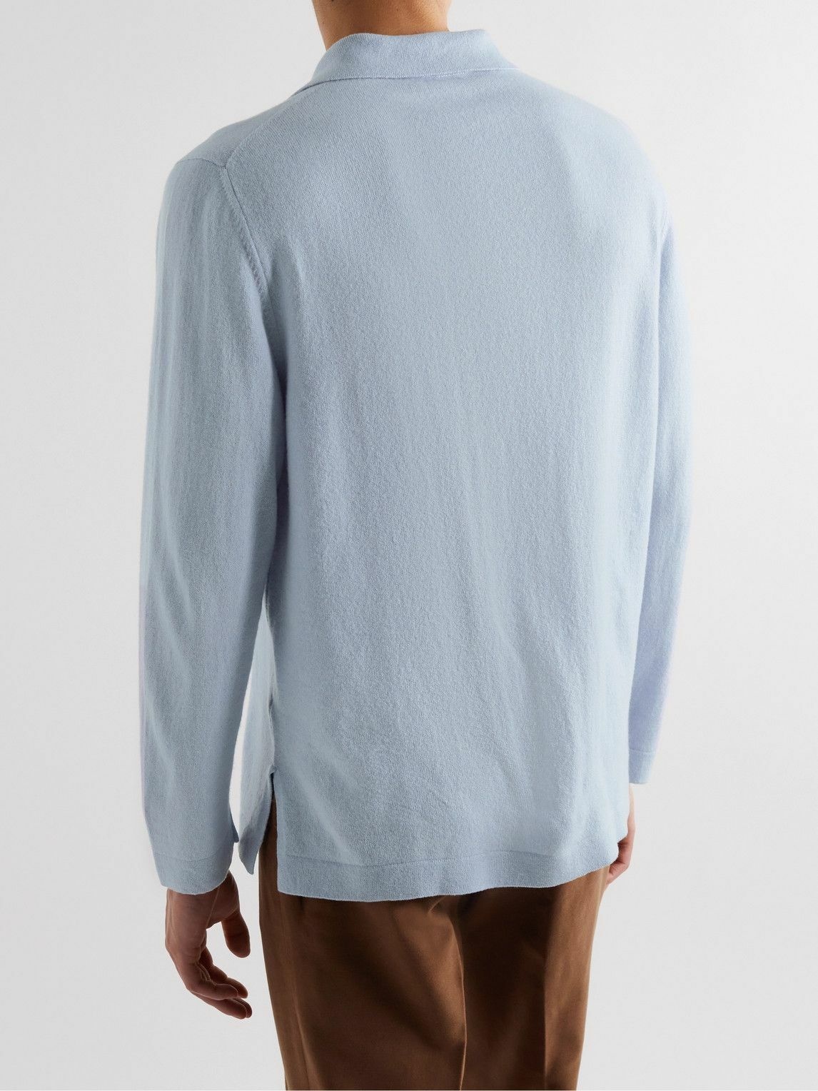Stoffa - Throwing Fits Cashmere Shirt - Blue