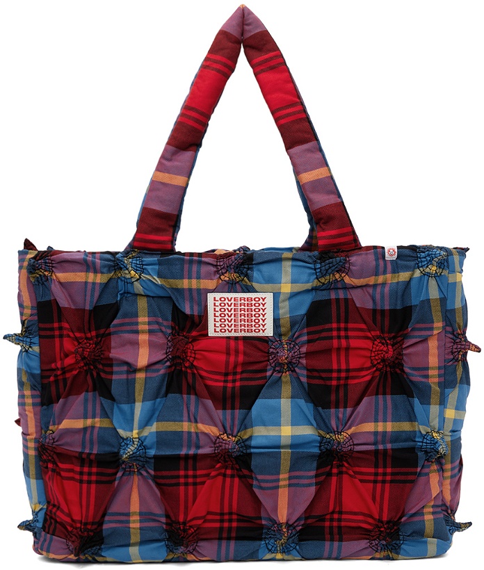 Photo: Charles Jeffrey Loverboy Red & Blue Spikey Holdall Tote