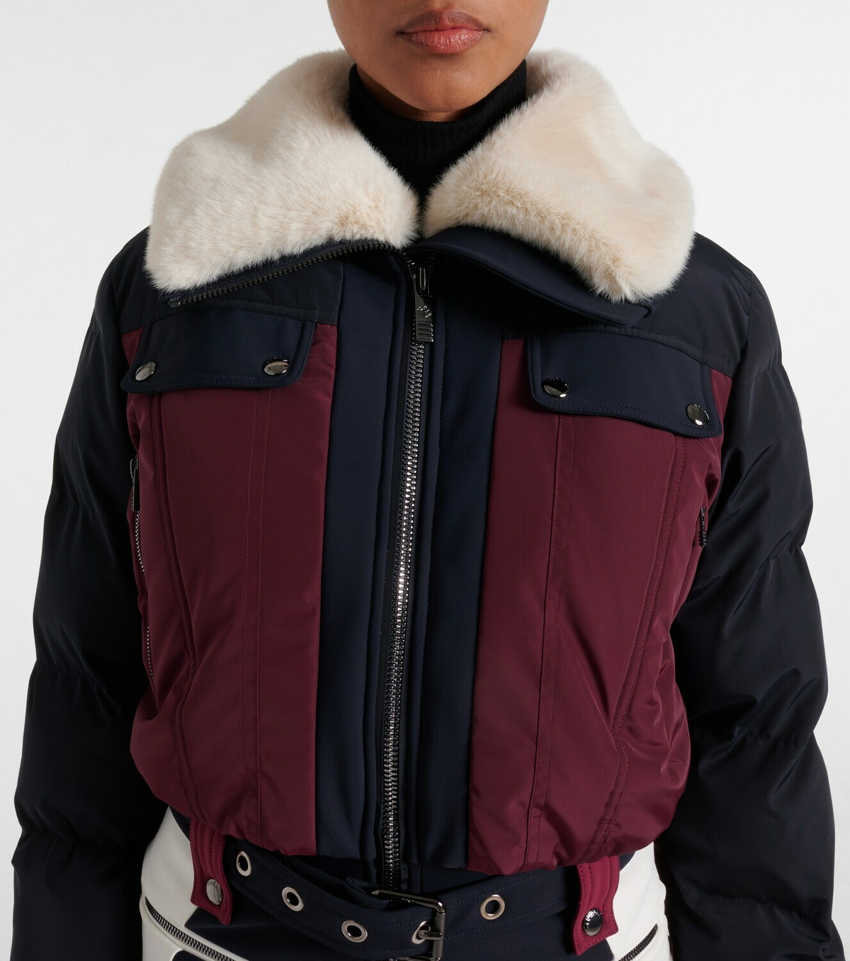 Fusalp Karei faux fur-trimmed ski suit