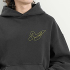 Picante Men's Butterfly Hoodie in Vintage Black