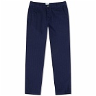 Oliver Spencer Men's Drawstring Trousers in Indigo Blue