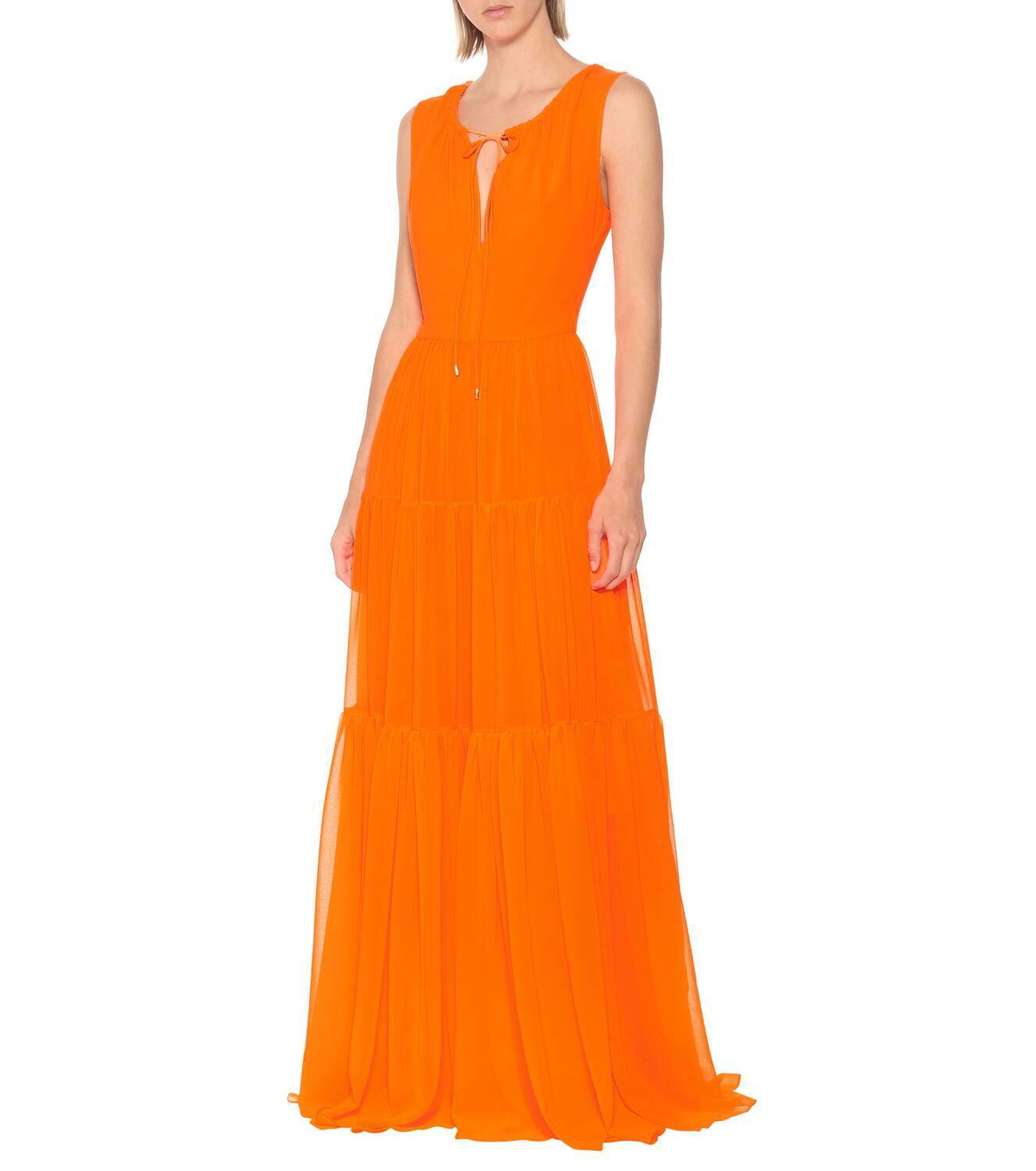 Halpern Georgette gown