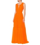 Halpern Georgette gown