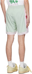 KidSuper Pink & Green Brooklyn Botanics Shorts