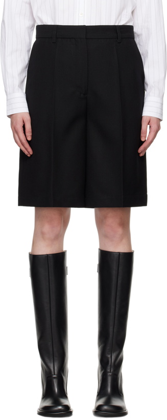 Photo: TOTEME Black Tailored Shorts