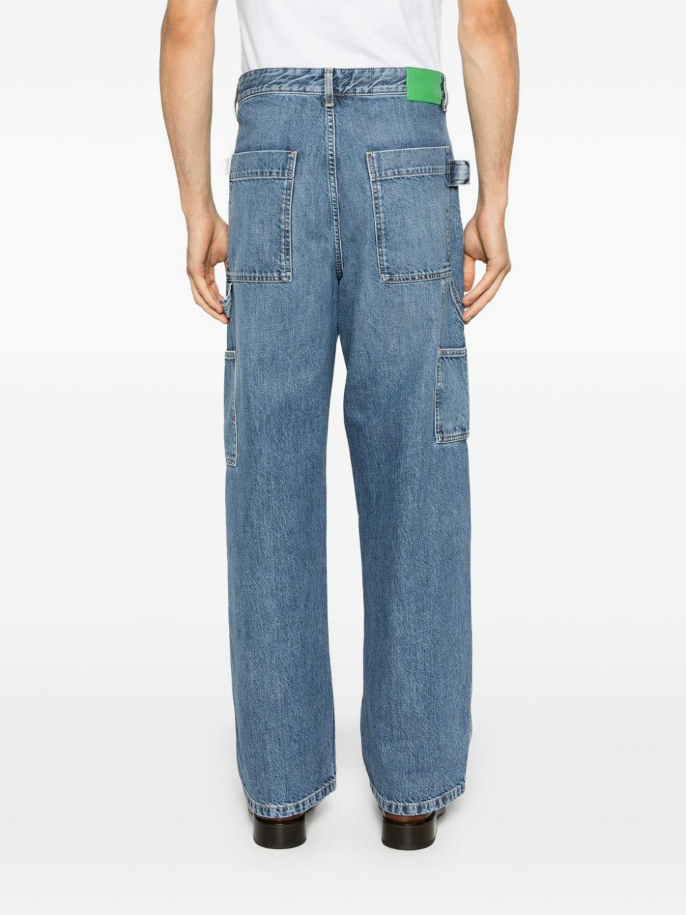 Bottega Veneta Blue Straight-Leg Carpenter Jeans Bottega Veneta
