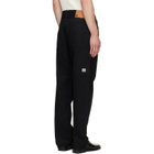 vowels Black Overdyed Painter Jeans