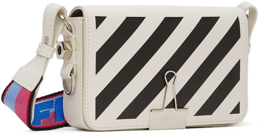 OFF-WHITE Binder Clip Diag Bag Black/White Black-tone