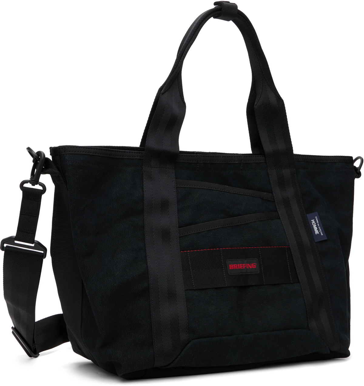 Comme des Garçons Homme Black BRIEFING Edition Bio Stone Treated Tote