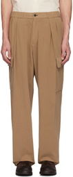ATON Tan Drawstring Cargo Pants