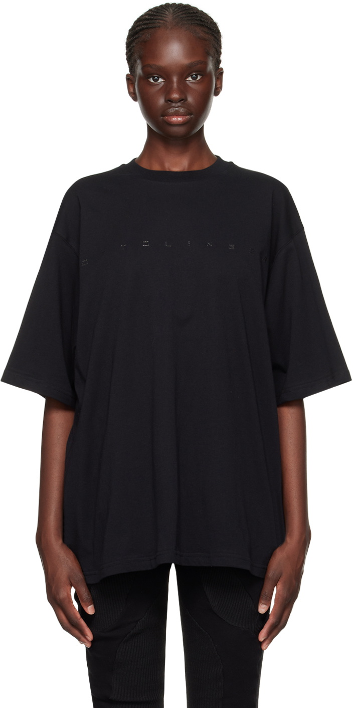 Ottolinger Black Bonded T-Shirt Ottolinger