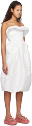 Kika Vargas SSENSE Exclusive White Laila Midi Dress