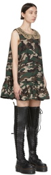 Marc Jacobs Heaven Green Cotton Mini Dress