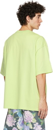 Martine Rose Green Oversized Mushroom Brittle T-Shirt