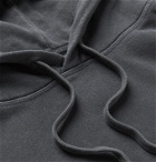 Officine Generale - Olivier Garment-Dyed Loopback Cotton-Jersey Hoodie - Gray