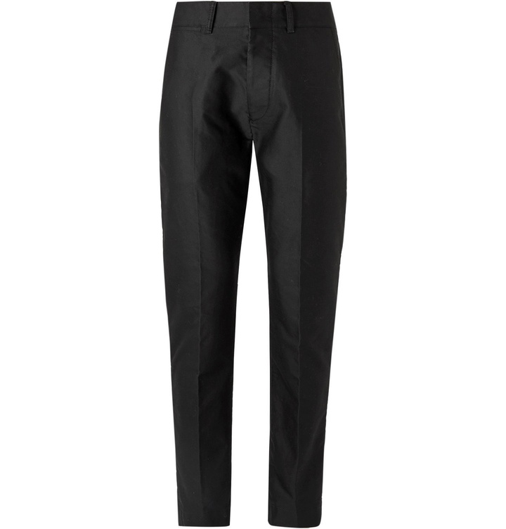 Photo: TOM FORD - Cotton-Sateen Trousers - Black