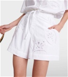 Isabel Marant Hidea broderie anglaise shorts