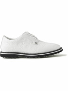 G/FORE - Gallivanter Logo-Debossed Leather Golf Shoes - White