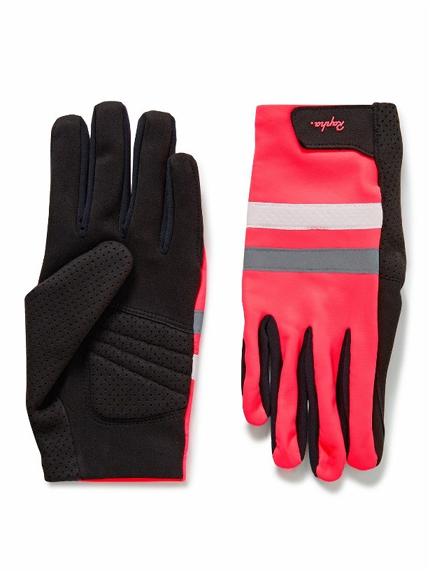 Photo: Rapha - Brevet Reflective-Trimmed Polartec® Power Shield® Pro Cycling Gloves - Pink