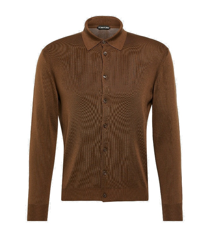 Photo: Tom Ford Knitted silk shirt