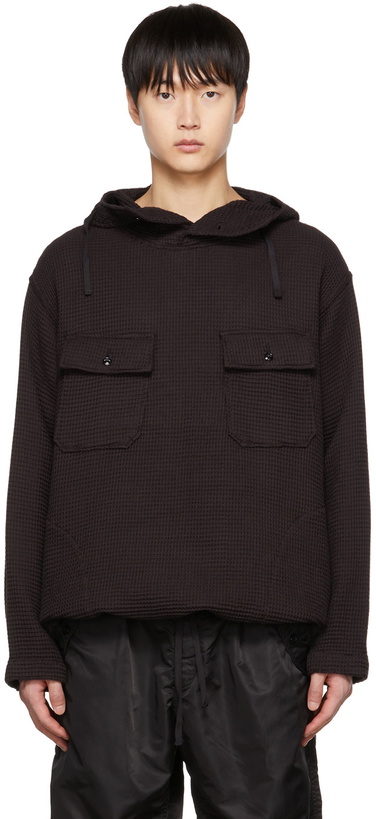 Photo: Engineered Garments Black Cagoule Shirt