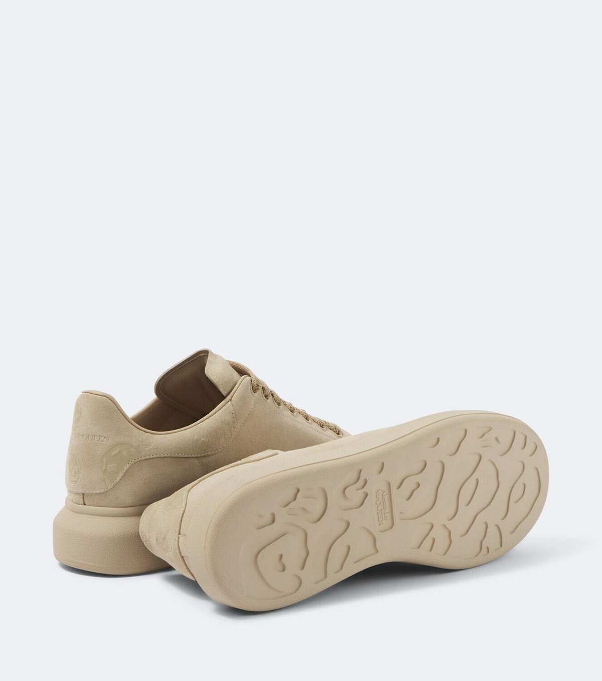 McQueen Oversized suede sneakers