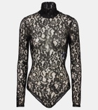 Valentino Lace turtleneck bodysuit