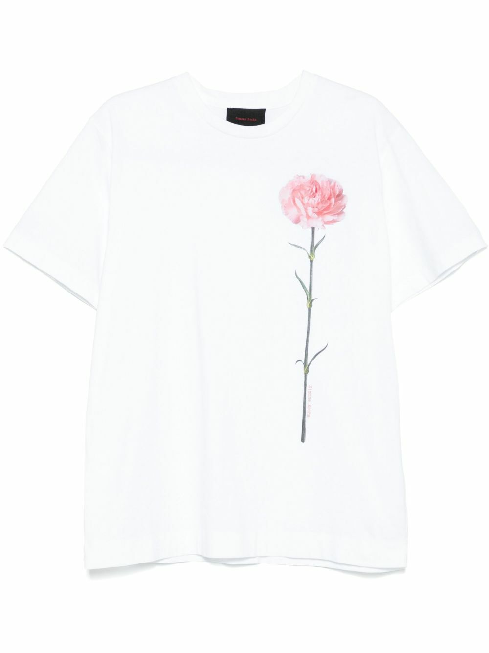 【Simone Rocha】 OlympiaプリントコットンジャージTシャツ Simone Rocha Black Olympia Long Sleeve T-shirt Simone Rocha
