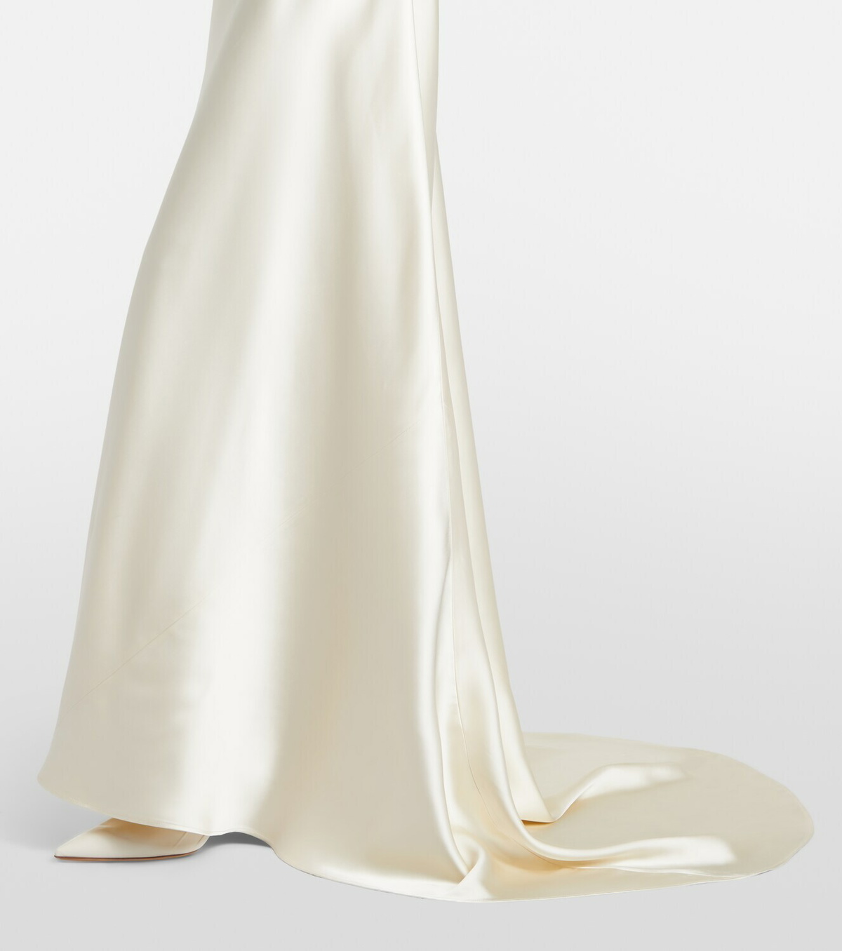 Róhe Bridal draped satin gown