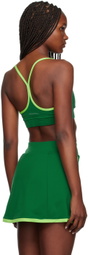 Outdoor Voices Green Racer Back Sport Bra