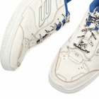 Balenciaga Men's Hamptons Worn Out Sneaker in White/Blu