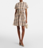 Burberry Burberry Check cotton minidress