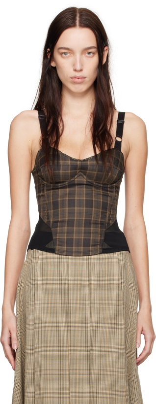 Photo: Miaou Brown Marguerite Corset Top