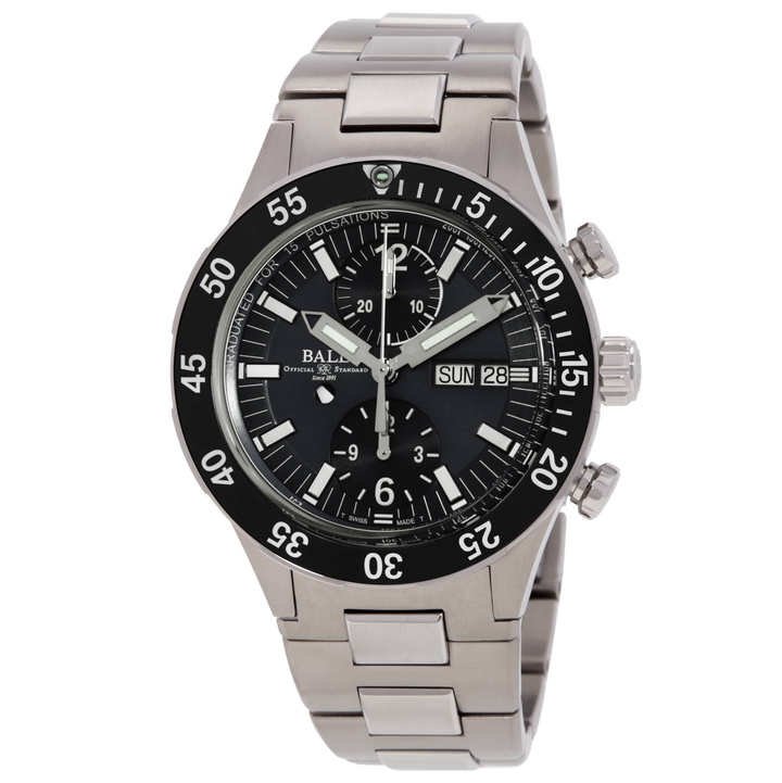 Photo: Ball Roadmaster Rescue Chronograph Automatic Black Dial Mens Watch DC3030C-S-BK
