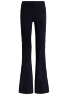 Stouls Gégé Stretch-suede Trousers Navy