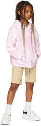 Givenchy Kids Beige Distressed Bermuda Shorts