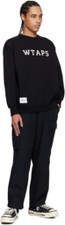 WTAPS Black Cotton Academy Sweatshirt