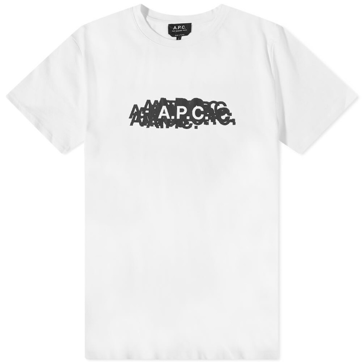 Photo: A.P.C. Koroku Stamp Logo Tee