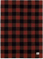 Tekla Red & Black Gingham Blanket
