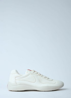 Prada Leather Low-Top Sneakers