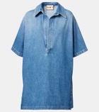 Plan C Oversized denim shirt