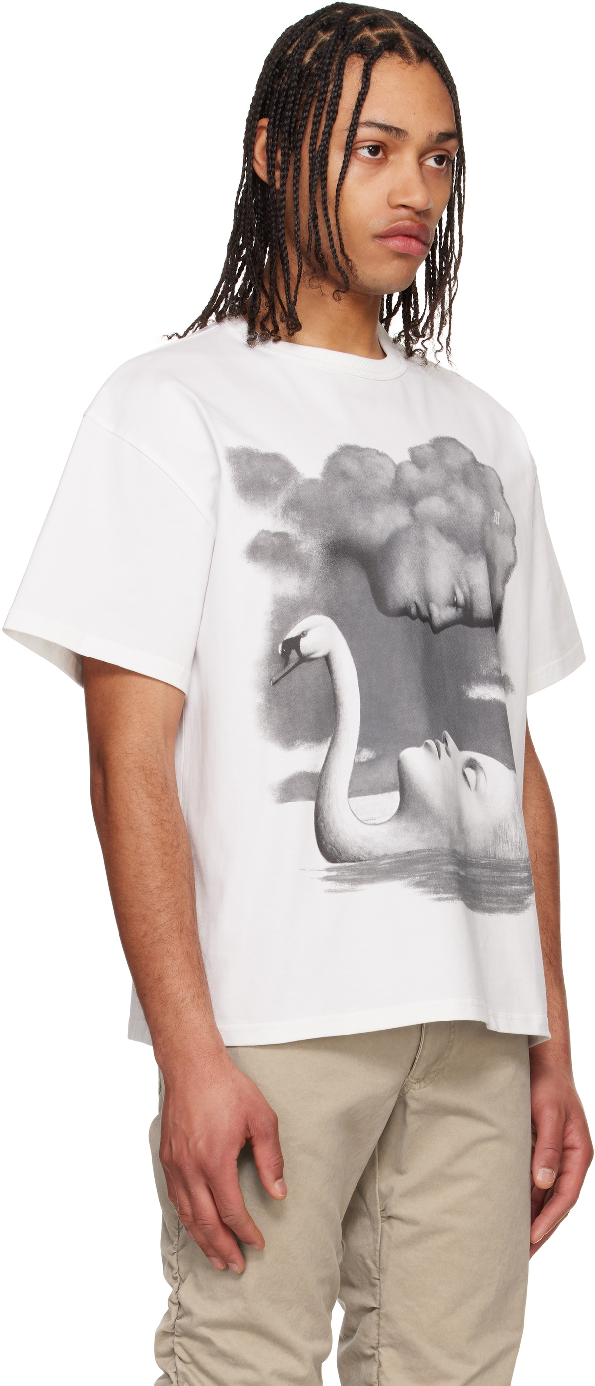 MISBHV White La Donna Del Lago T-shirt