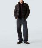 Prada Logo quilted down jacket